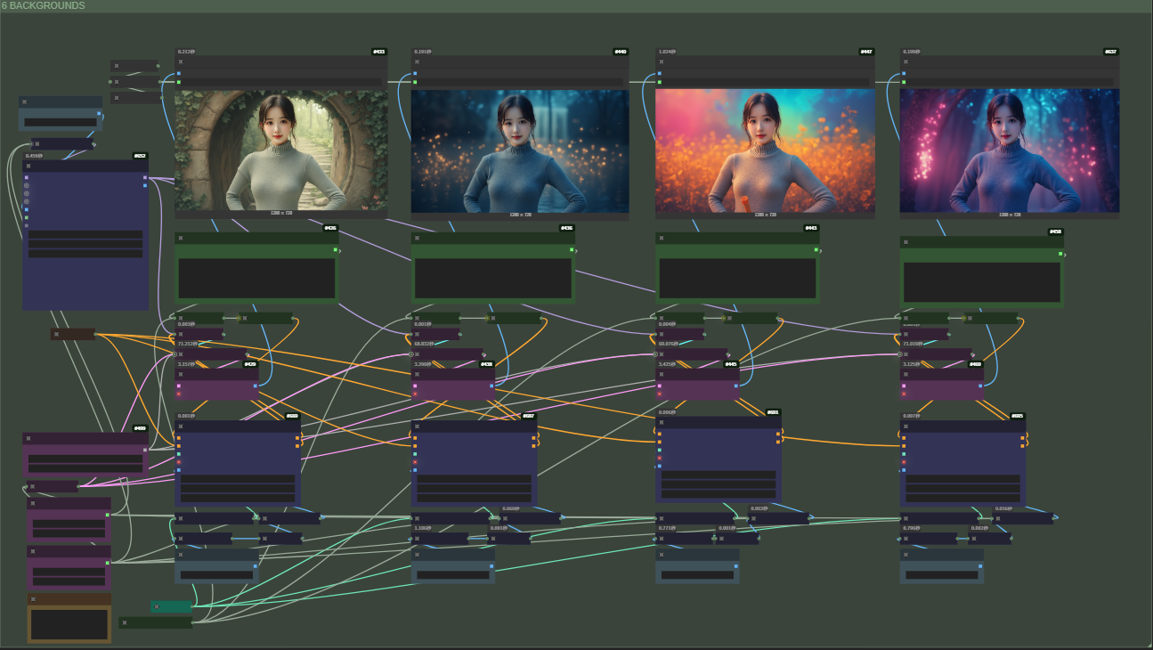 PuLID+ControlNet(Openpose控制)生成角色一致性文生图+表情编辑器工作流