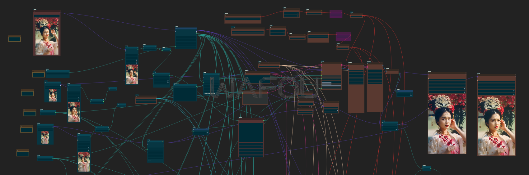 多帧首尾帧wan2.2视频30s一致性强化版-无闪烁超稳定